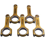 5PCS H-beam Connecting Conrods For Volvo 850 C70 T5 2.3L W/ Arp 2000 Bolts. Fixed Price $545.19.