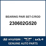 2015-2023 Hyundai Elantra Bearing Pair Set-c/rod Oem New 230602G520. Fixed Price $111.95.